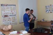 Совместное с Региональным центром медицины катастроф занятие по оказанию первой помощи с сотрудниками АСО Гулькевичского р-на